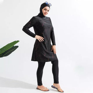 Burkini Muslim Black Cover Ups For Swimwear Women Hijab 3pcs Modest Swimsuit Islamic Long Sleeve Swimming Bathing Full Suit Swim - Huriya Swimwearvariant_sku#47905751695665|47905751761201|47905751826737|47905751892273|47905751957809|47905752023345|47905752088881|47905752187185Huriya Swimwear1M