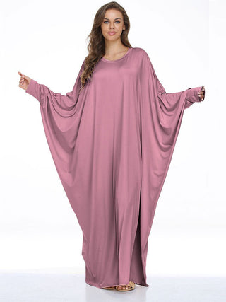 Moroccan batwing kaftan - Huriya Swimwearvariant_sku#Moroccan batwing kaftan0Huriya SwimwearPinkOne Size