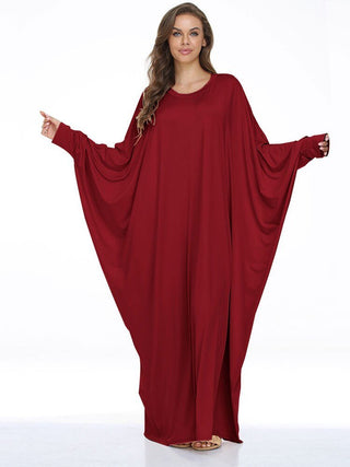 Moroccan batwing kaftan - Huriya Swimwearvariant_sku#Moroccan batwing kaftan0Huriya SwimwearMaroonOne Size